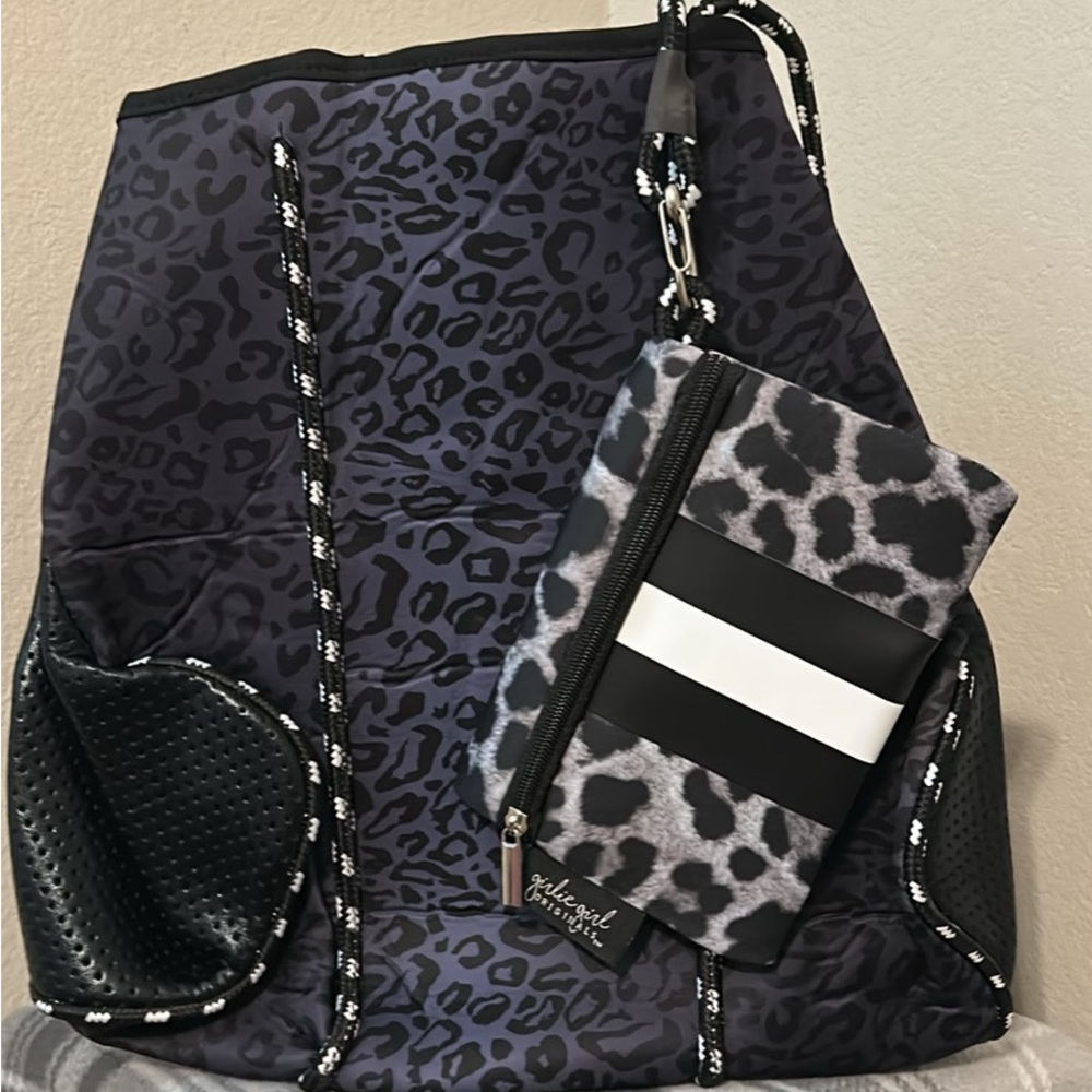 Leopard Print Women's Bag Set
